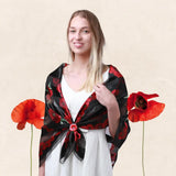 poppy printed background lest we forget remembrance day poppy scarves and scarves ring