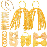 23PCS Gingham Check School Girl Hair Accessories Set - Hair Accessory Set