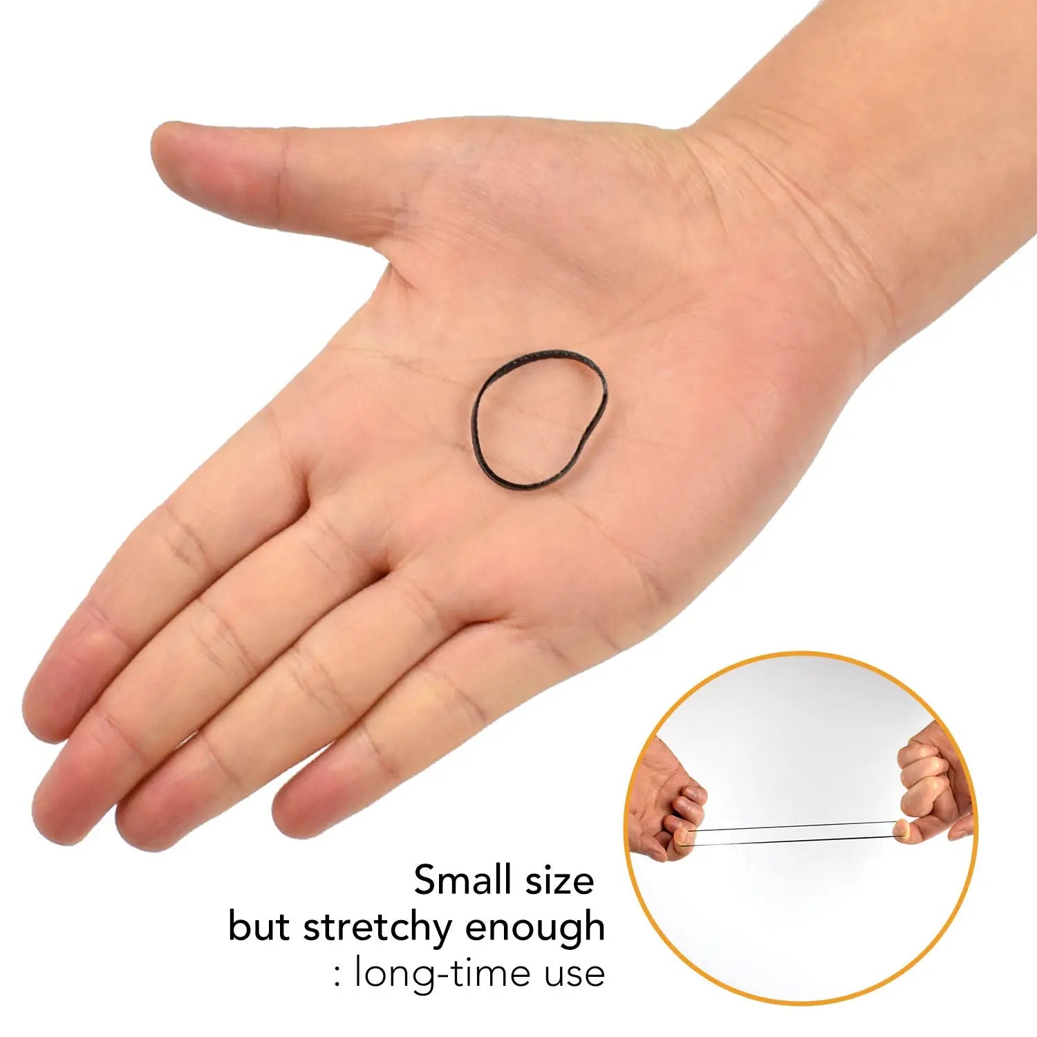 Extra Strong Mini Rubber Bands for Versatile Hair Styling