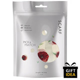 Large Square Poppy Scarf & Holder Set with Red Flower Bag