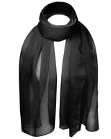 Luxurious Lightweight Chiffon Scarf: Classic Plain Design