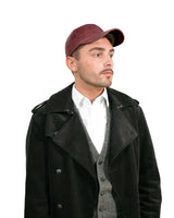 Men’s Authentic Lambskin Leather Baseball Cap - Large Size