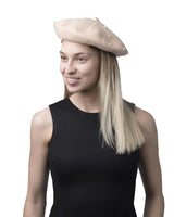 Parisian Classic Beret with Imitation Pearl Embellishment