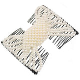 Pearl Beads Hair Comb with Pearls - Twin Magi Hair Accessory