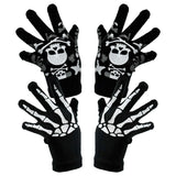Boys winter knit magic gloves with playful skull design