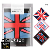 Union Jack flag stickers in Union Jack Flag Cotton Bandana Variety.