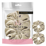 Large velvet hair tie made from natural hair fibers - premium, soft, and durable