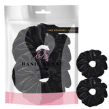 Black velvet large scrunchies hair tie: premium, soft, durable
