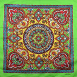 Vintage Paisley Cotton Bandana Set - 5PCS Versatile Headwear - Green - Bandanas