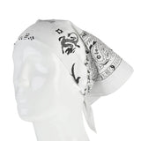 Ying & Yang Paisley Print Cotton Bandana