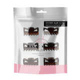 Essential hair claw clips set with chocolates wrapped in pink ribbon