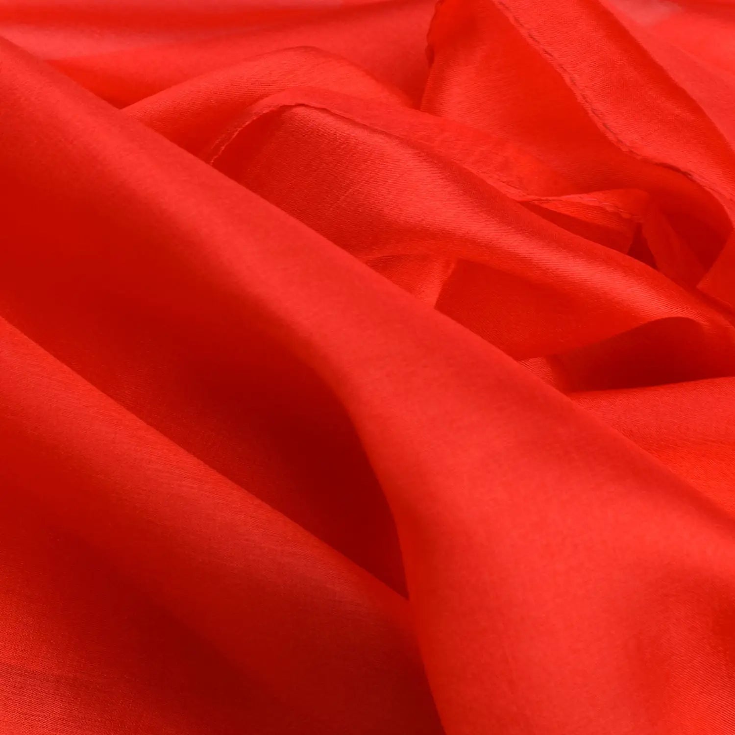 Red mulberry silk multiuse scarf