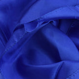 100% Mulberry Silk Luxurious Multiuse Scarf in Blue Fabric