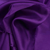 Close-up of purple mulberry silk fabric on 100% Mulberry Silk Luxurious Multiuse Scarf.