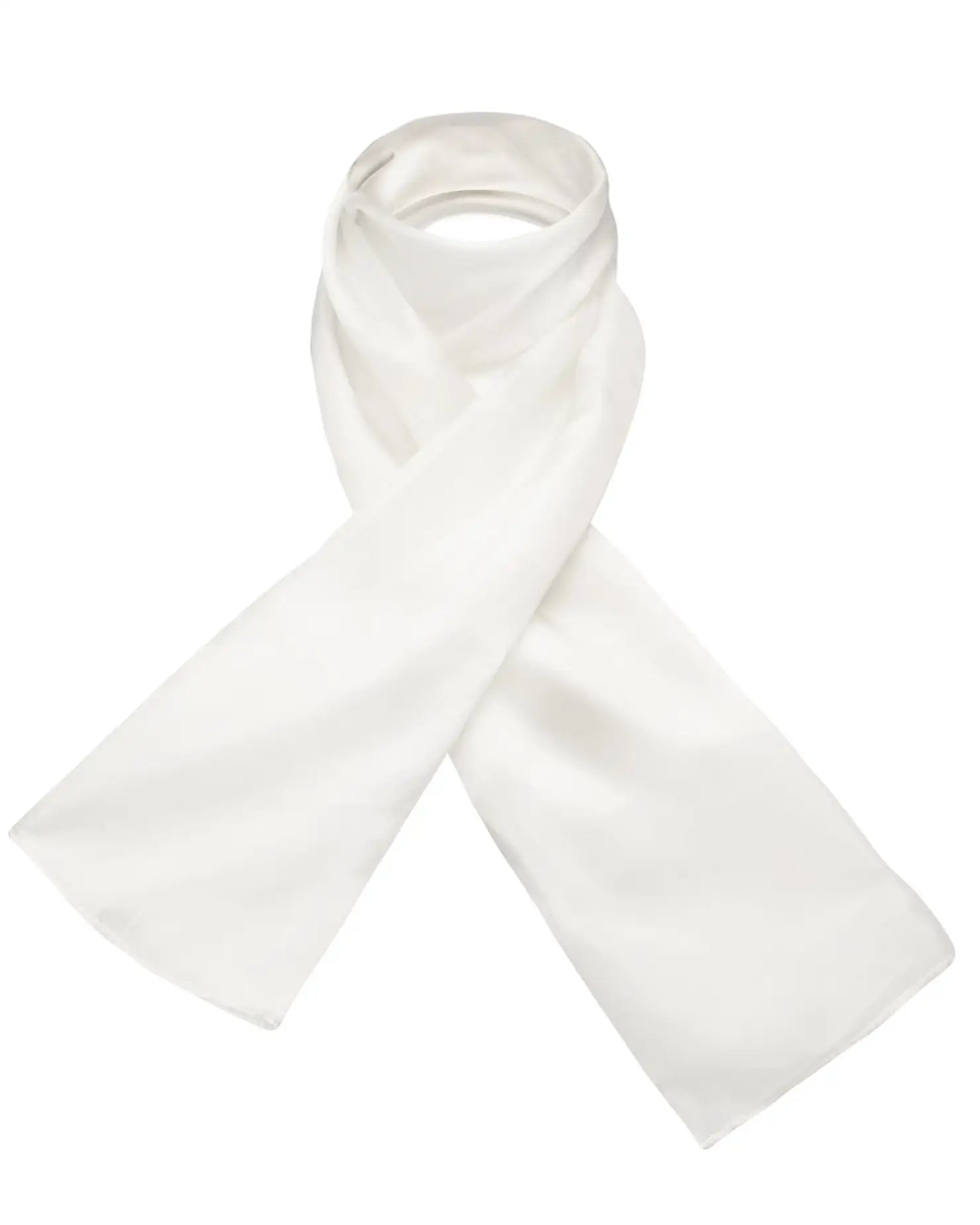 100% Mulberry Silk Luxurious Multiuse Scarf on white background