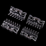 4pcs clear plastic eyeglasses for eyeglasses-matching Essential Hair Claw Clips Set