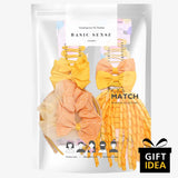 23PCS Gingham Check School Girl Hair Accessories Set - Hair Accessory Set
