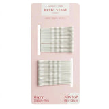 30pcs 48mm (1.8’’ inch) traditional metal bobby kirby wavy grips/ pins - Plantinum White - Clips & Grips