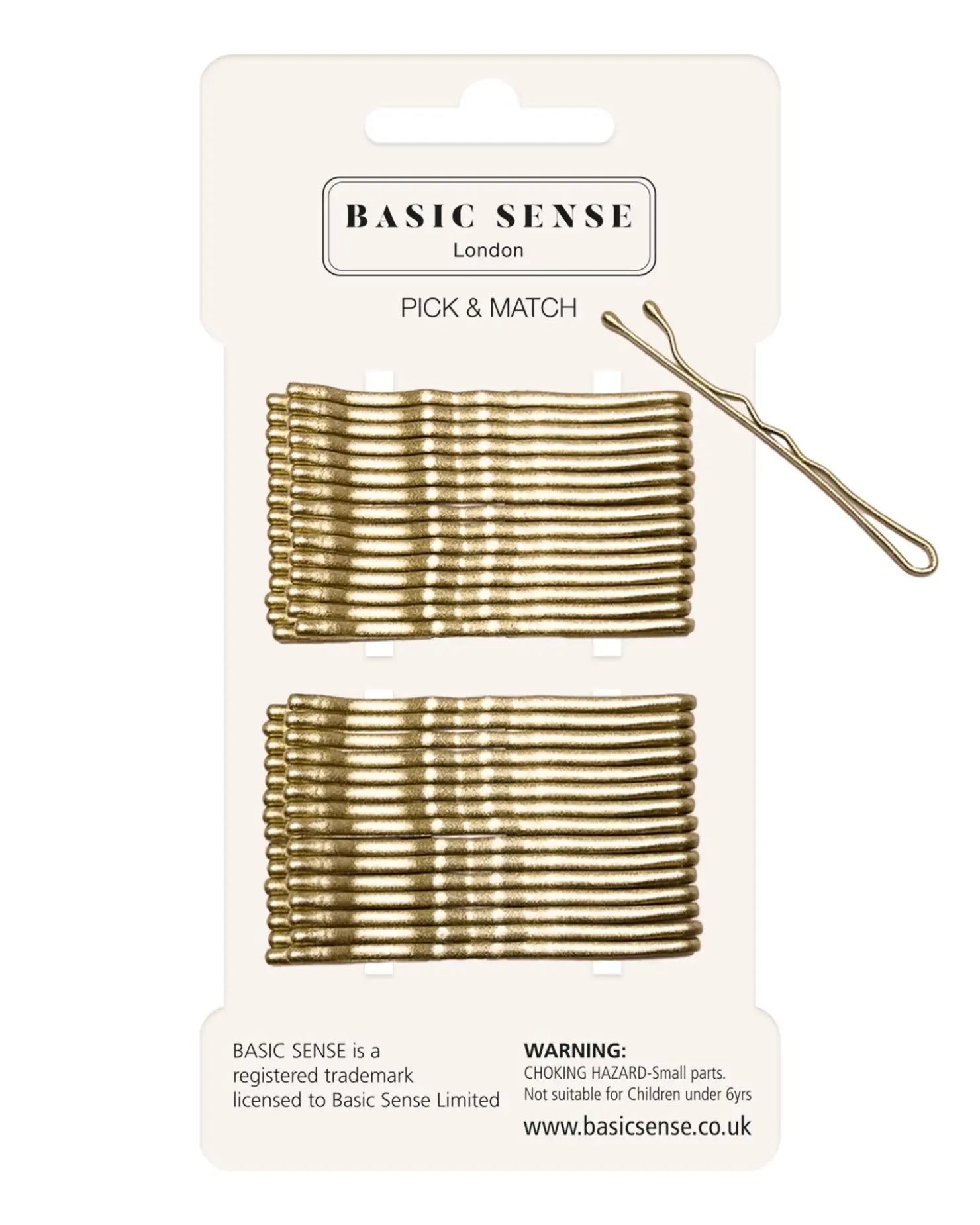 30pcs 48mm (1.8’’ inch) traditional metal bobby kirby wavy grips/ pins - Light Blonde - Clips & Grips