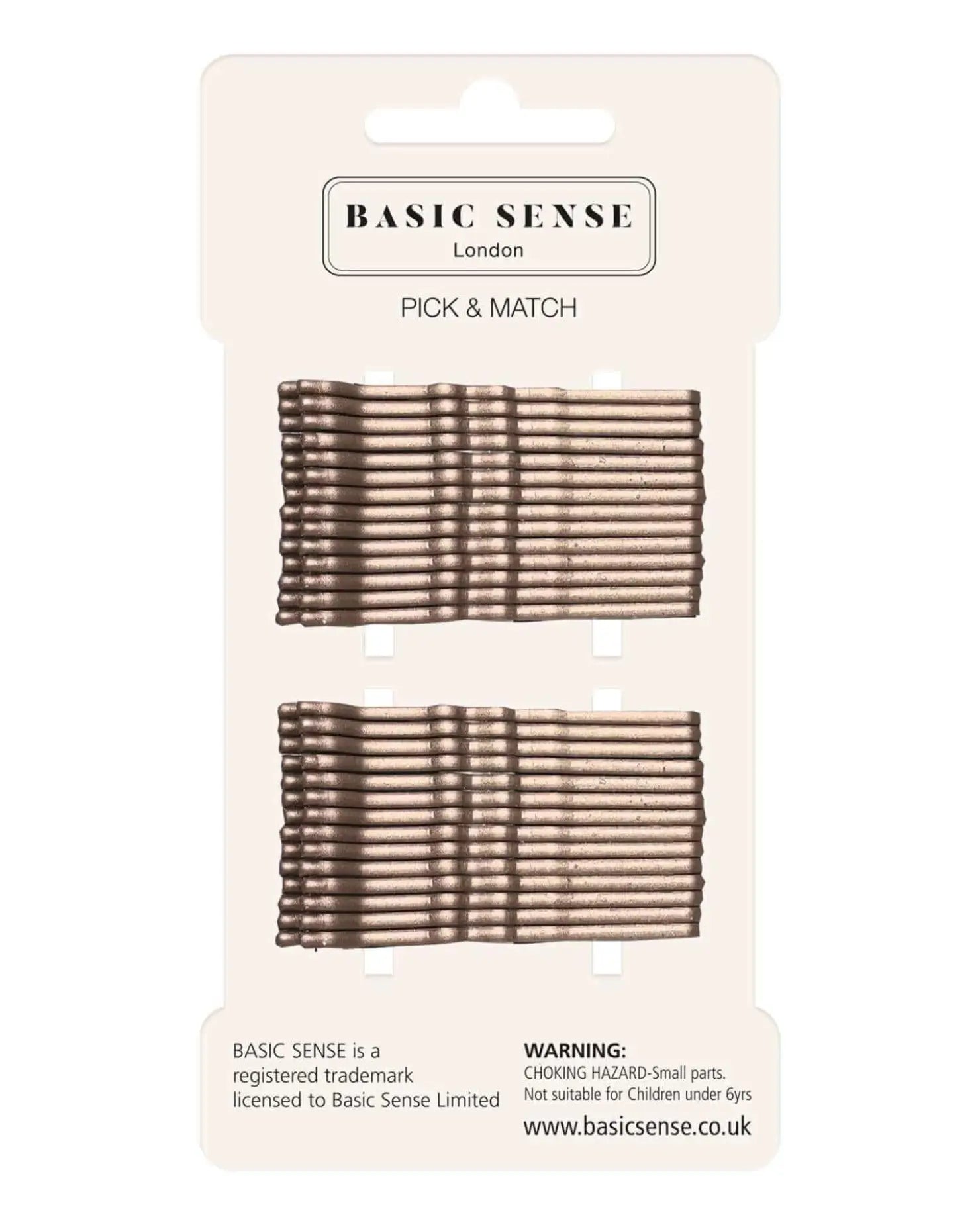 30pcs metal bobby hair pins in package for hold & style.