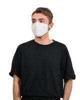 Man wearing cotton fashion face mask from 3D Design Covering.