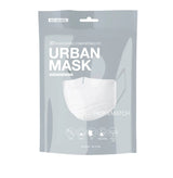 White cotton fashion face mask cover with 3D design.