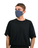 Man wearing a cotton fashion face mask