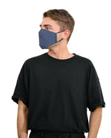 Man wearing a cotton fashion face mask cover