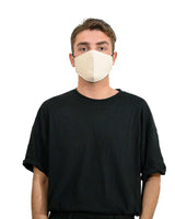 Man wearing cotton fashion face mask from 3D Design Face Mask Covering.