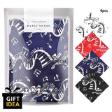 Musical clef note cotton bandana with music notes design