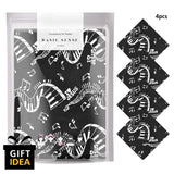 Musical Clef Note Black and White Wrapping Paper Package.