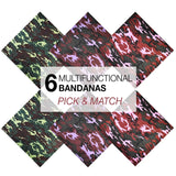 6-Pack Camouflage Military Bandana - Muluni Bandas Pick & Match