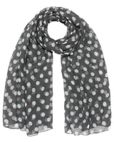 Retro polka dot scarf for women icon