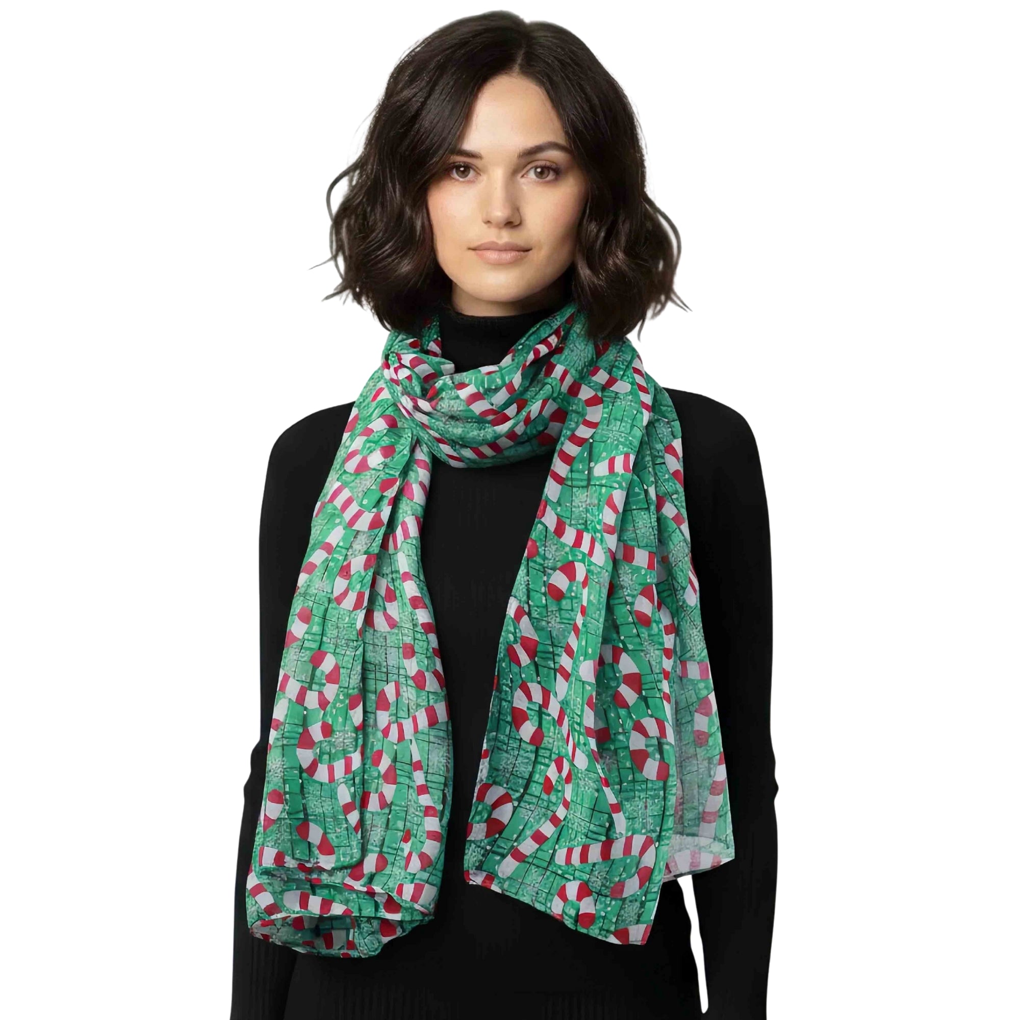 Christmas Scarf Oversized Maxi Shawl