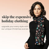 Christmas Scarf Oversized Maxi Shawl