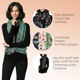 Christmas Scarf Oversized Maxi Shawl