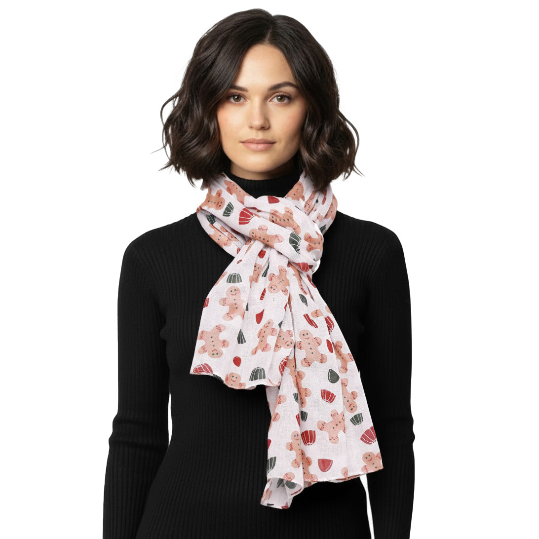 Christmas Scarf Oversized Maxi Shawl