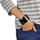 Adjustable Shell Bar Stretch Bracelet Wristband with Smart Watch