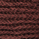 Soft knitted brown wool texture snood scarf with yarn detail – Autumn Winter collection