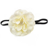 White flower hair headband from Bohemian 3D Flower Spring Summer collection