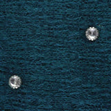 Blue carpet with two diamonds - Bohemian Retro Ruffle Winter Knitted Frilled Maxi Scarf