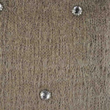 Bohemian retro ruffle brown carpet with diamond pattern
