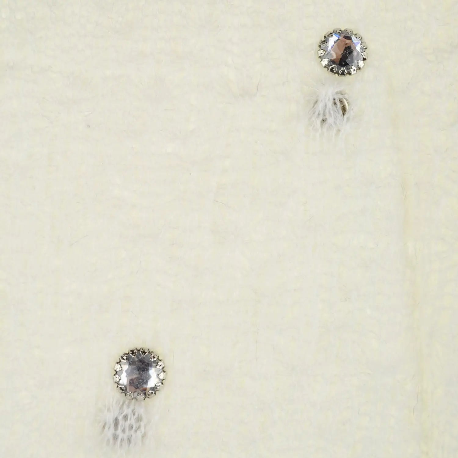 Bohemian Retro Ruffle Diamond Earrings on White Surface