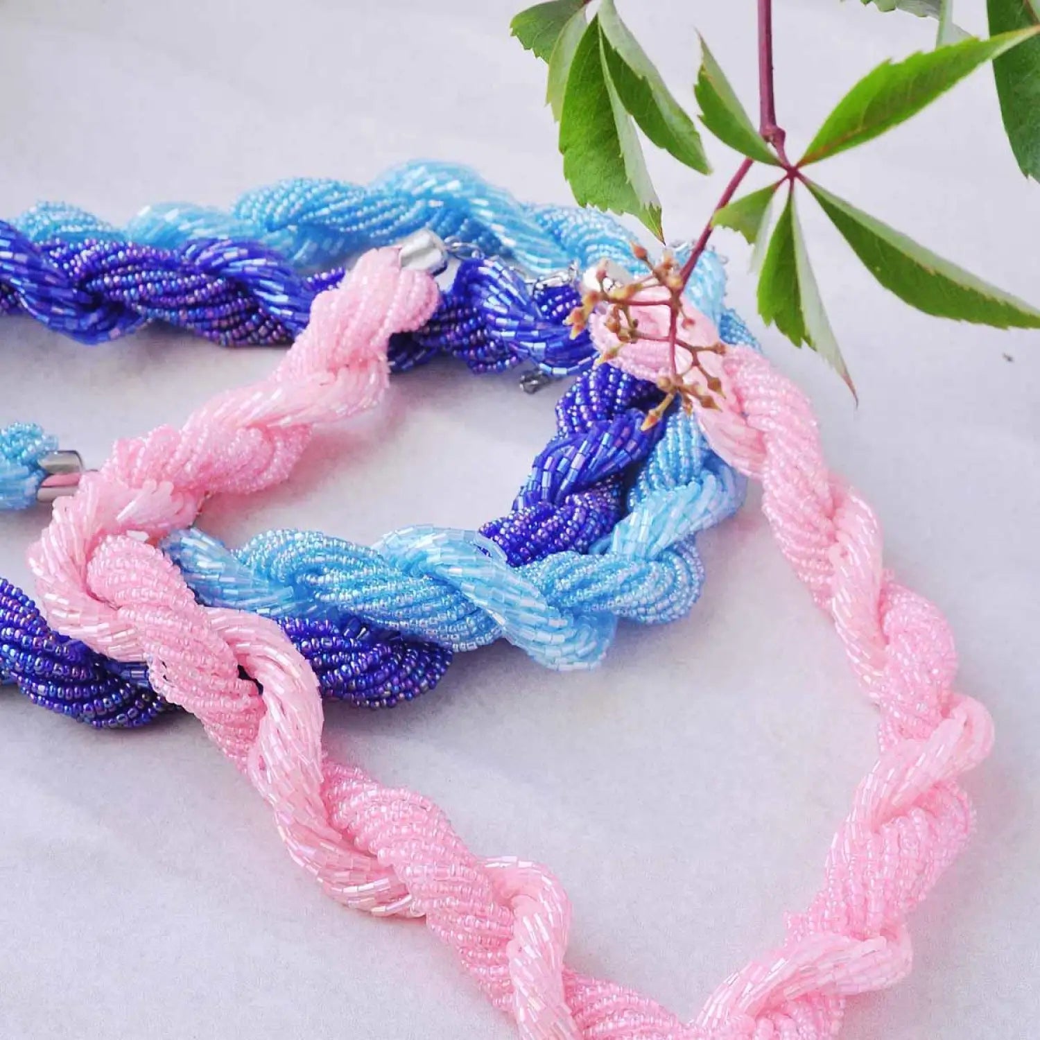 Boho Seeds Beads Braided Necklace