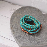 Boho Turquoise Beads Multi-Layered Bracelets