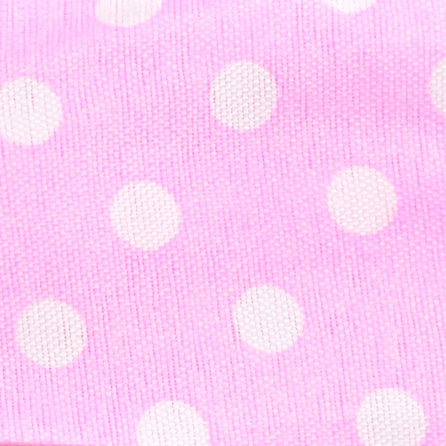 a pink polka dot fabric