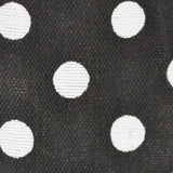 Bunny Ears Retro Polka Dot Wire Headband in black and white polka dot fabric