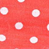Red and white polka dot fabric Bunny Ears Retro Polka Dot Wire Headband