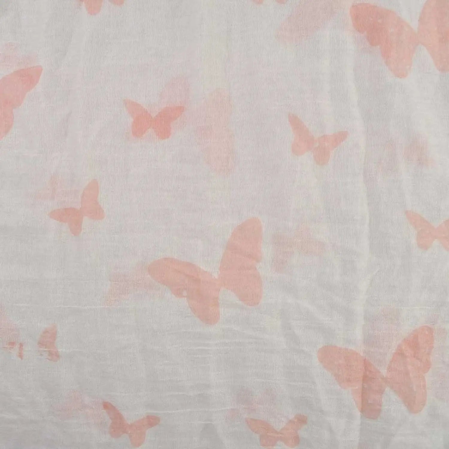Butterfly print oversized viscose shawl wrap for women