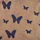 Black and white butterfly print oversized shawl wrap fabric for women